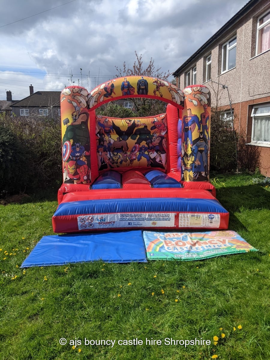 Superhero Bouncy Castle Telford, Shrewsbury, Wolverhampton